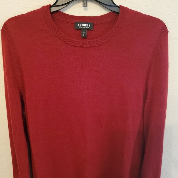 Express Merino Wool Blend crew neck Men's sweeter Size M. - Picture 6 of 10